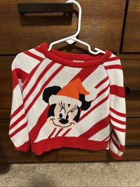 Christmas Disney Minnie Sweater 3T